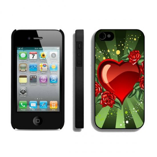 Valentine Rose iPhone 4 4S Cases BSC - Click Image to Close